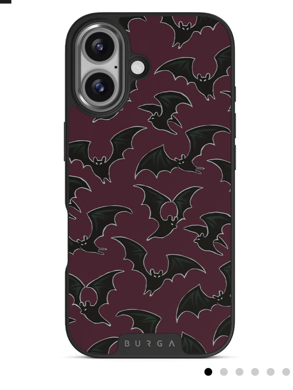 BURGA Midnight Visitor iPhone 17 Case — MagSafe